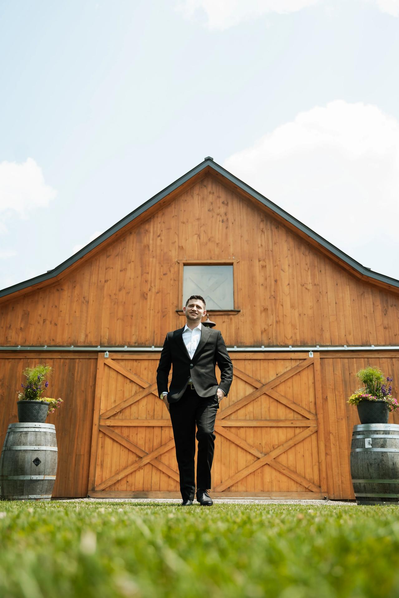 Wedding photography at The Barn At Indian Ridge, Highland, NY, photographed by CJ Studios