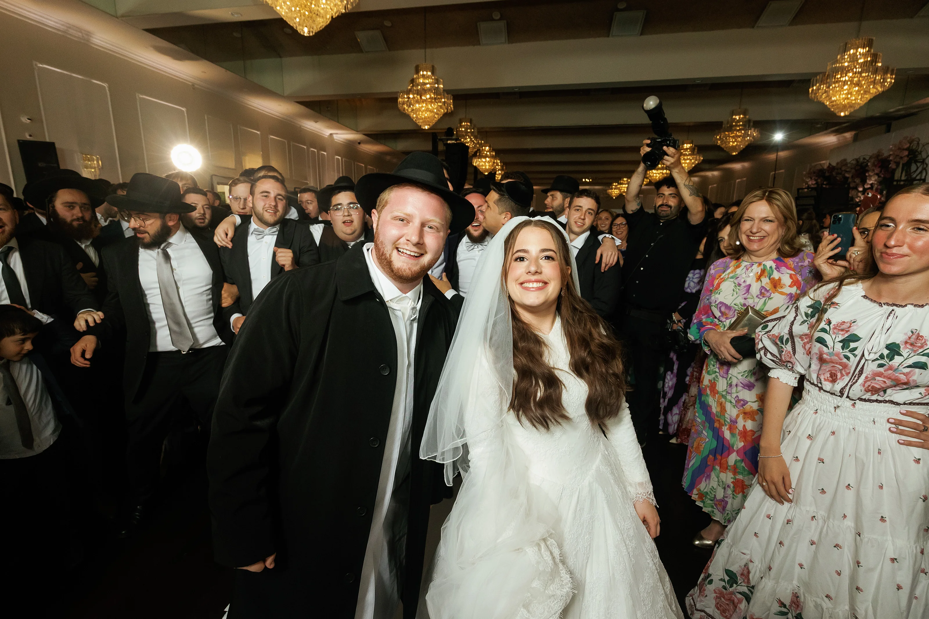 Wedding photography at Ateres Charna, New Square, NY — CJ Studios